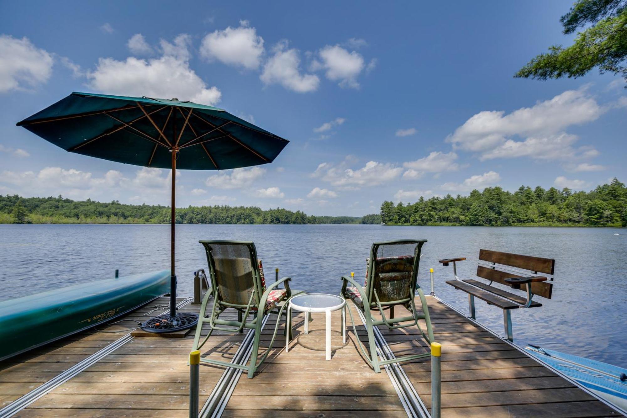 Maine Cottage With Dock And Kayaks, Near Augusta! Buitenkant foto