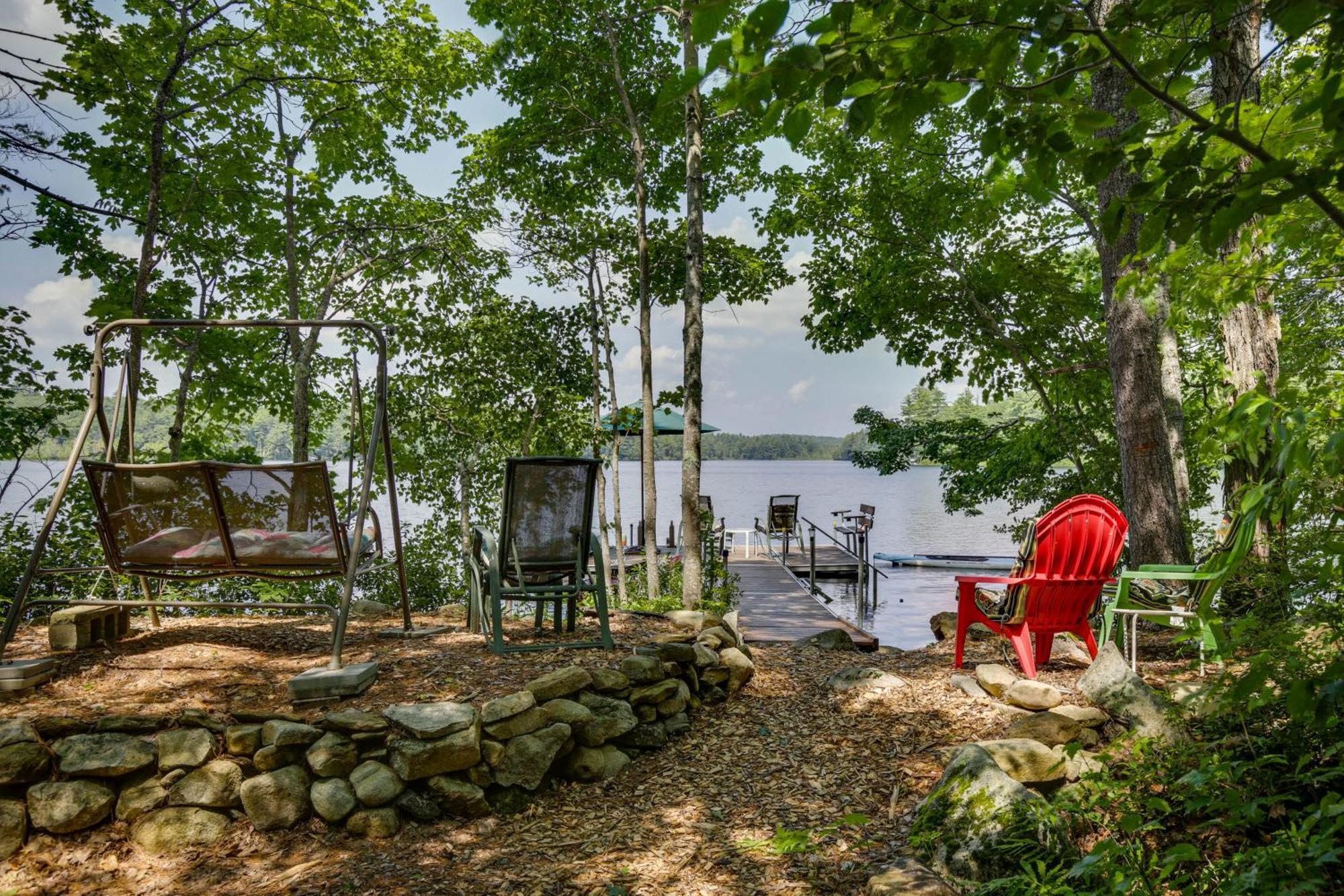 Maine Cottage With Dock And Kayaks, Near Augusta! Buitenkant foto
